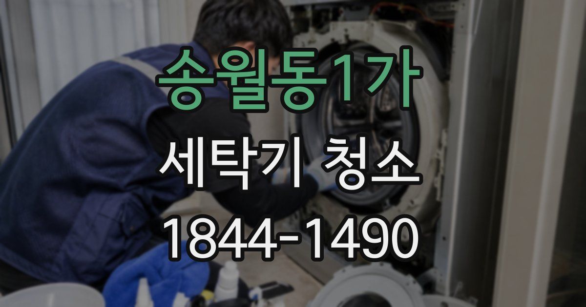 송월동1가 세탁기 청소