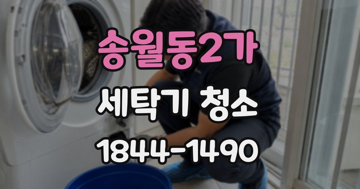송월동2가 세탁기 청소