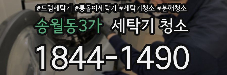 송월동3가 세탁기 청소