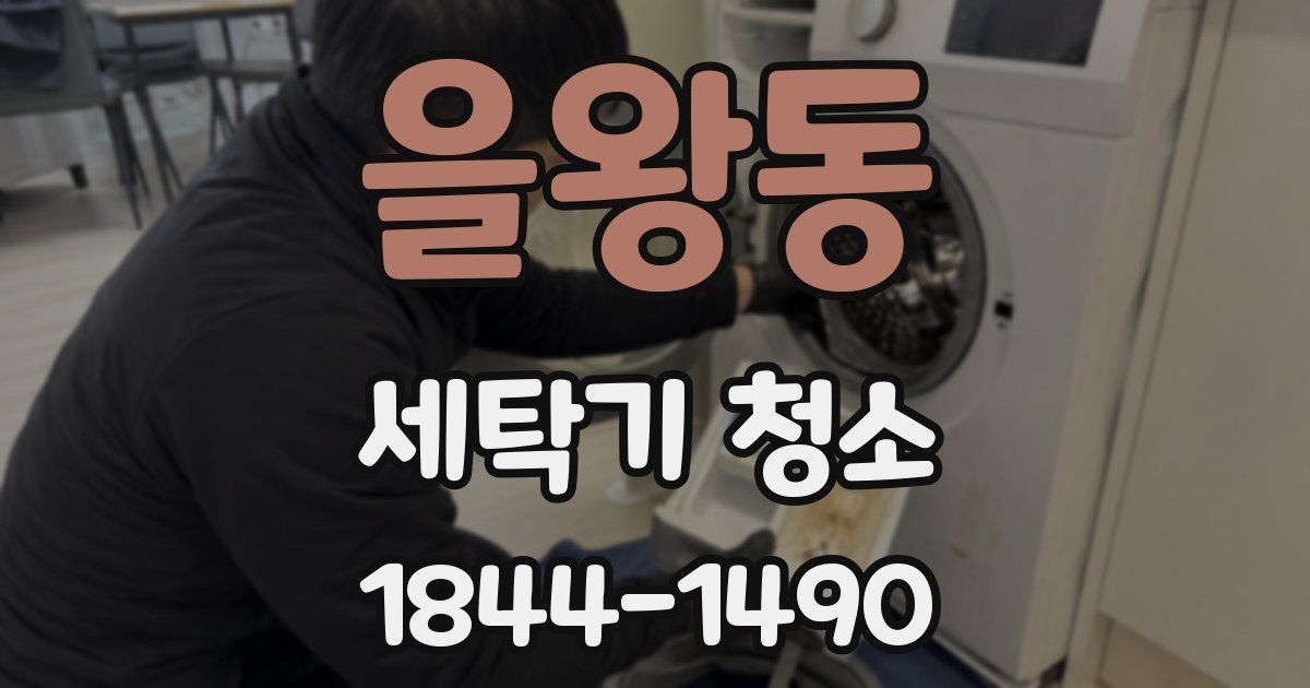 을왕동 세탁기 청소