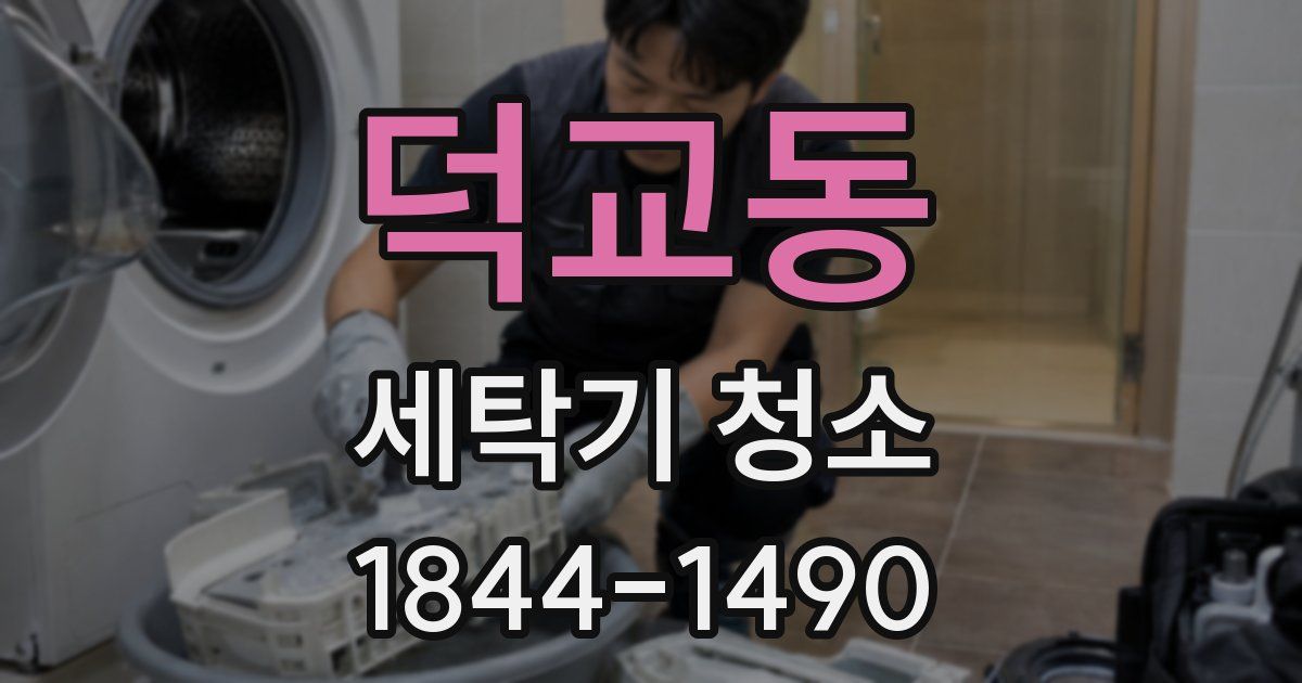 덕교동 세탁기 청소