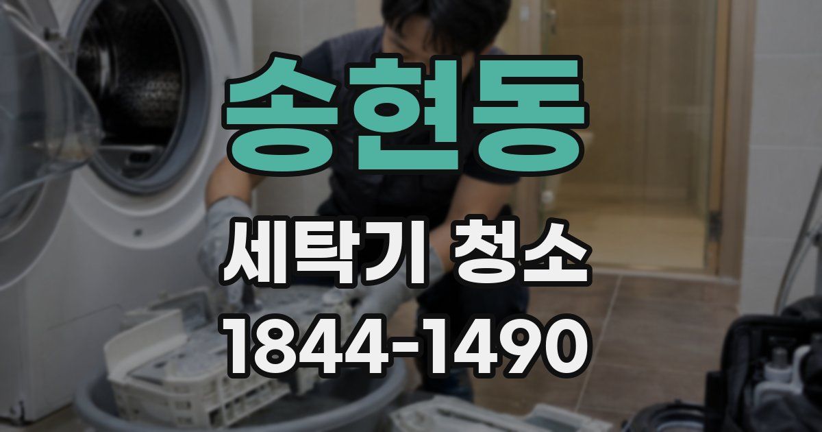 송현동 세탁기 청소