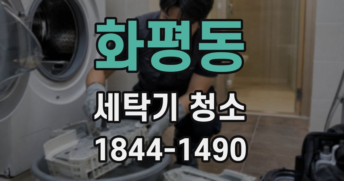 화평동 세탁기 청소