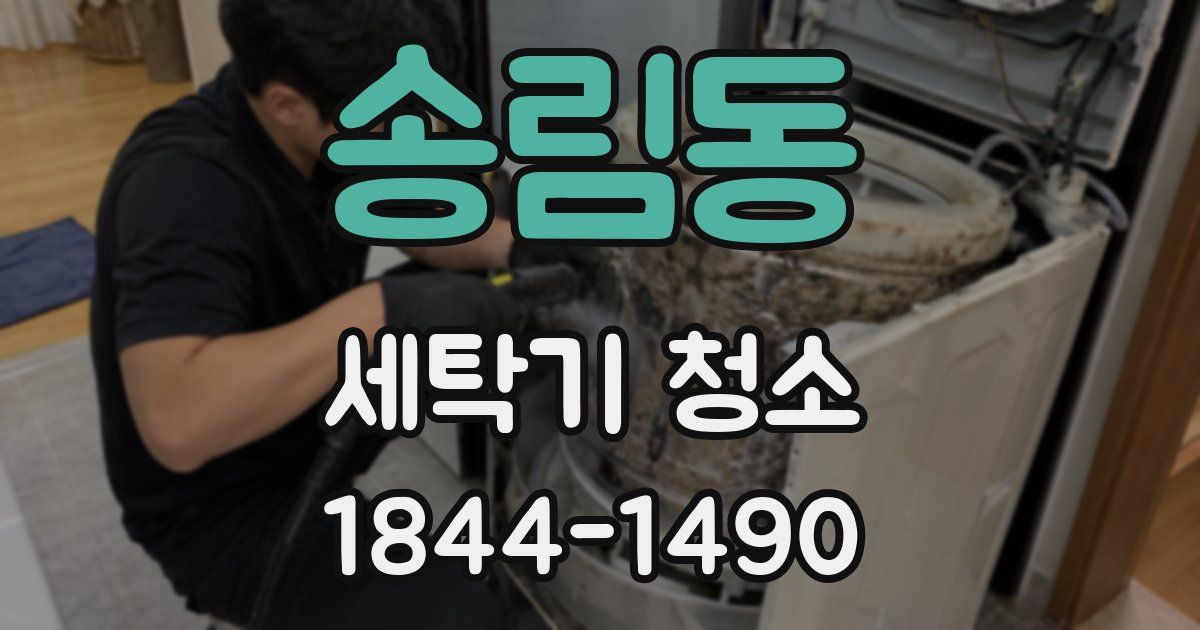 송림동 세탁기 청소