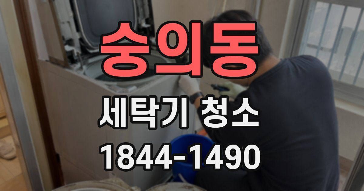 숭의동 세탁기 청소