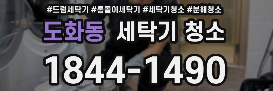 도화동 세탁기 청소
