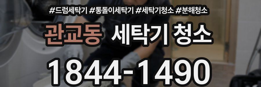 관교동 세탁기 청소