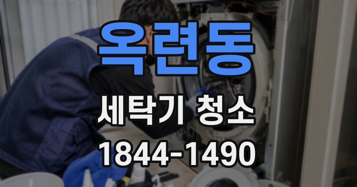 옥련동 세탁기 청소