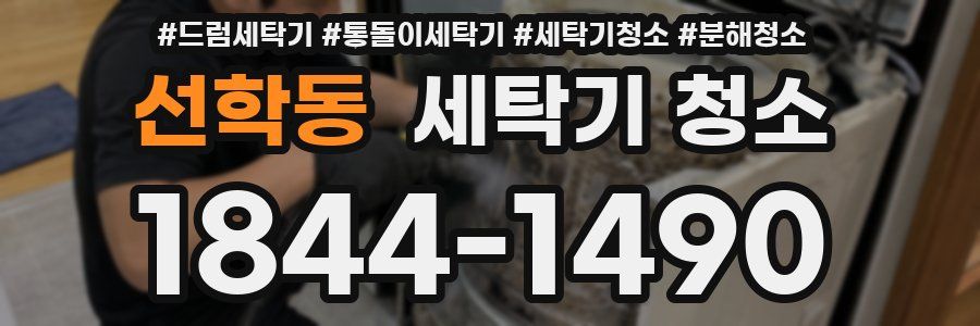 선학동 세탁기 청소