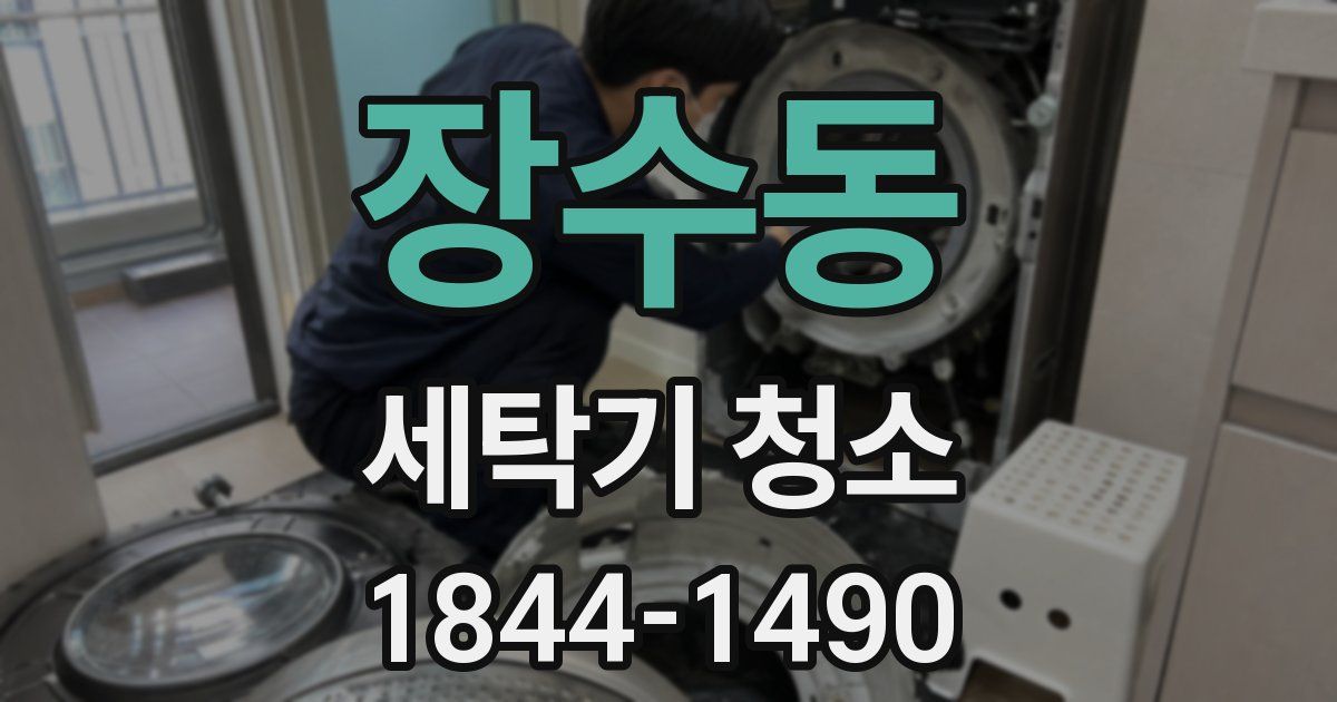 장수동 세탁기 청소