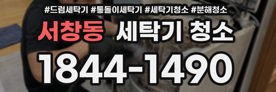 서창동 세탁기 청소