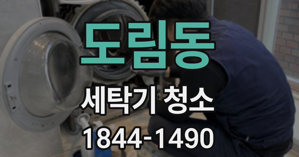 도림동 세탁기 청소