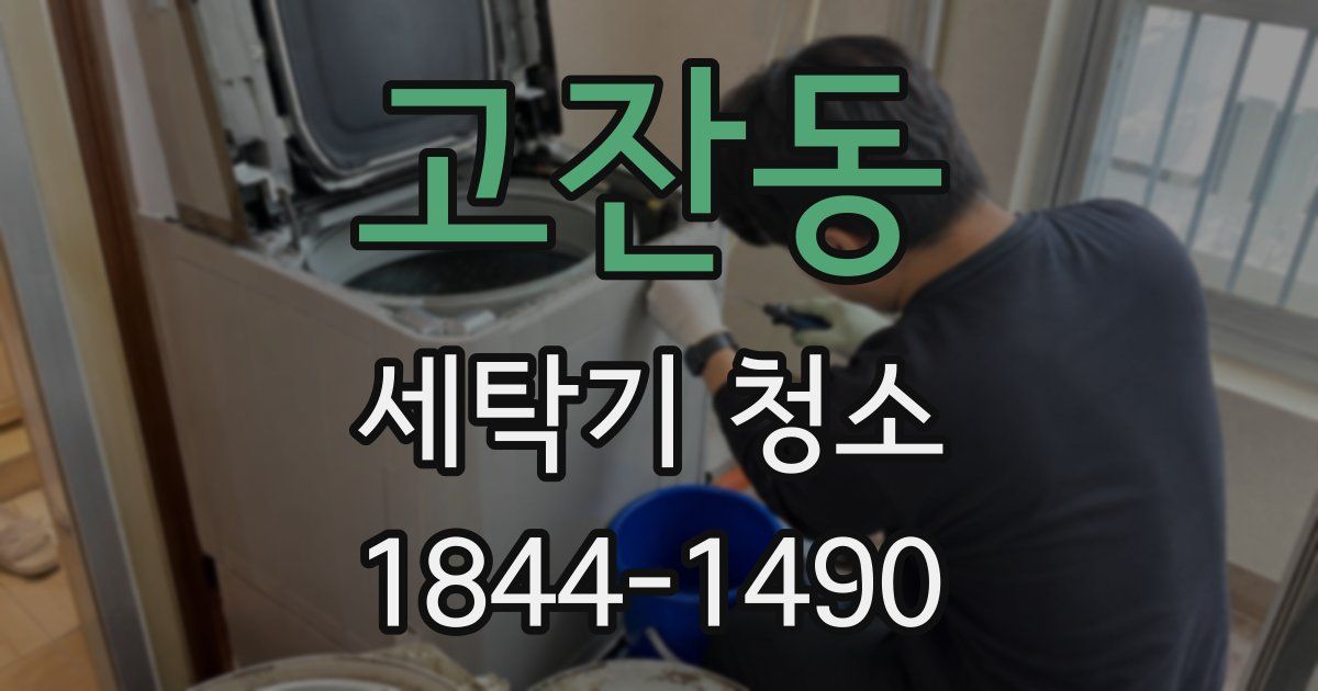 고잔동 세탁기 청소