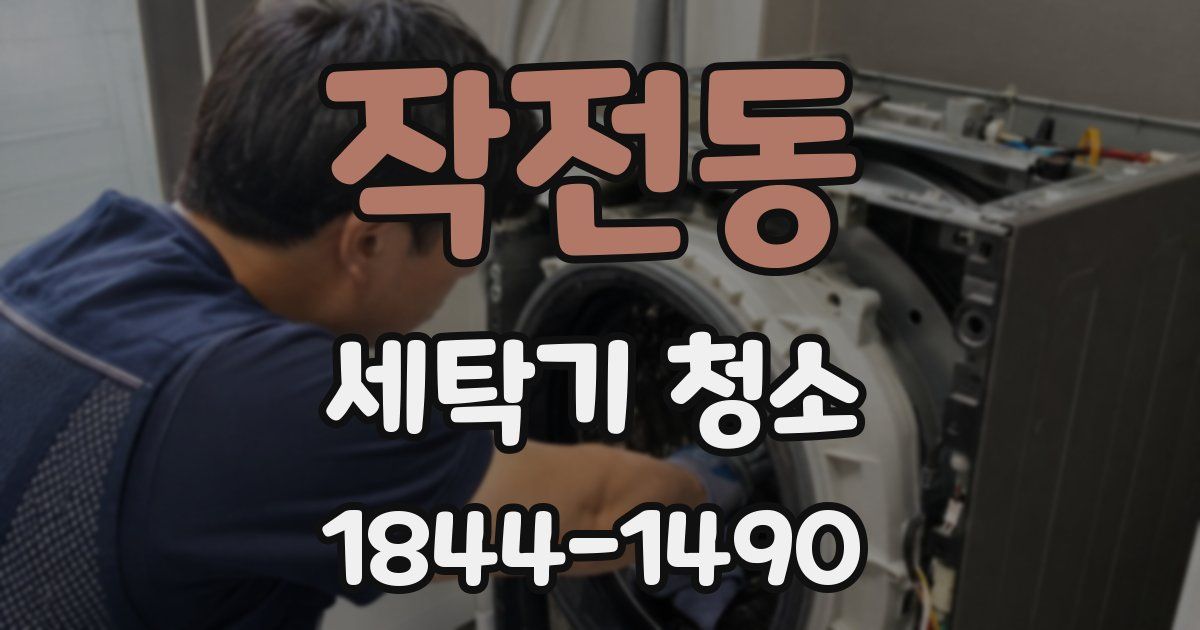 작전동 세탁기 청소