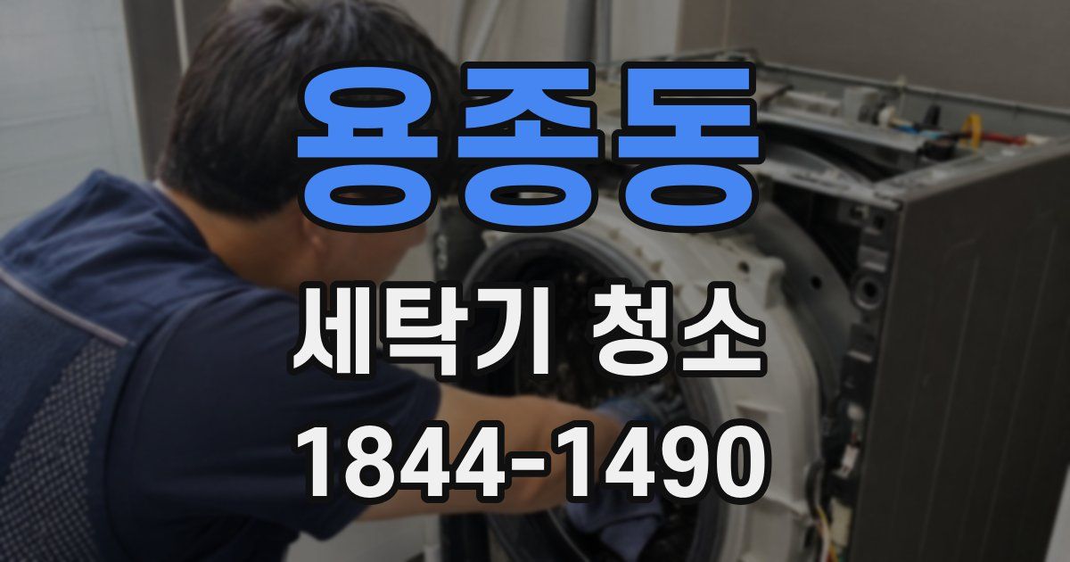 용종동 세탁기 청소