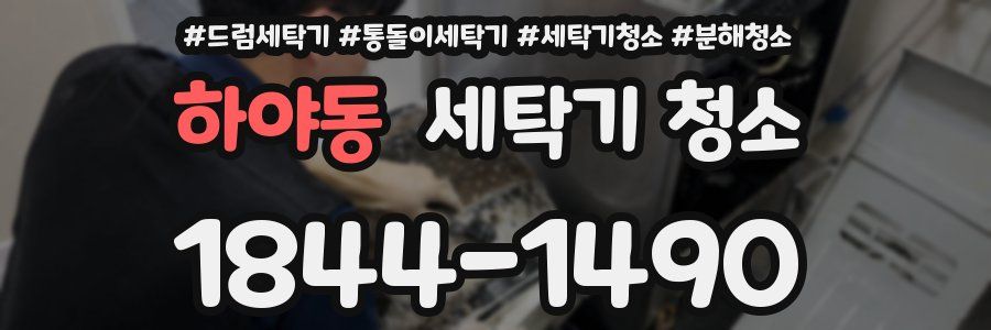 하야동 세탁기 청소