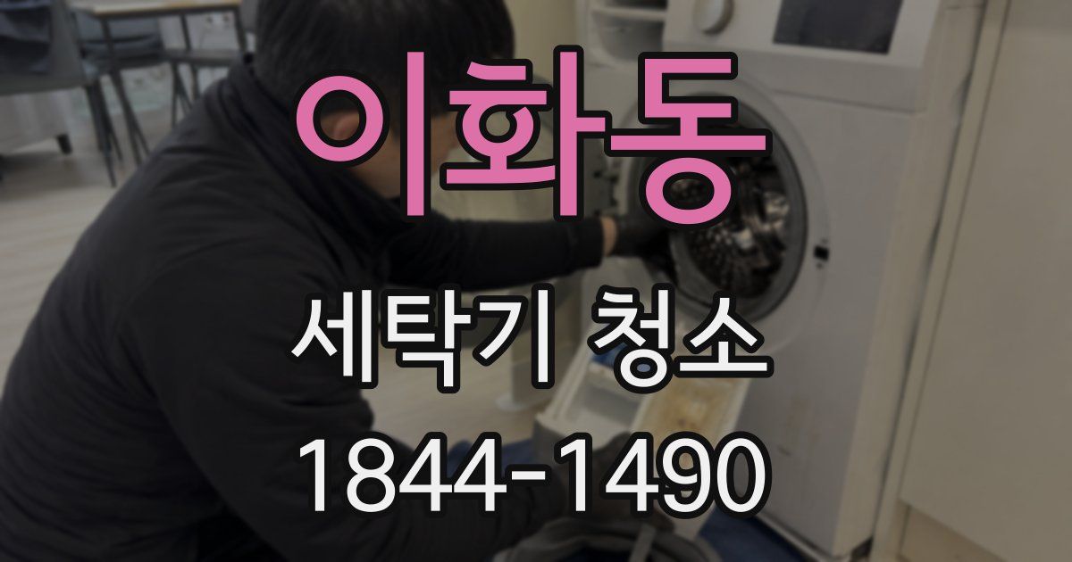 이화동 세탁기 청소