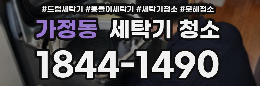 가정동 세탁기 청소