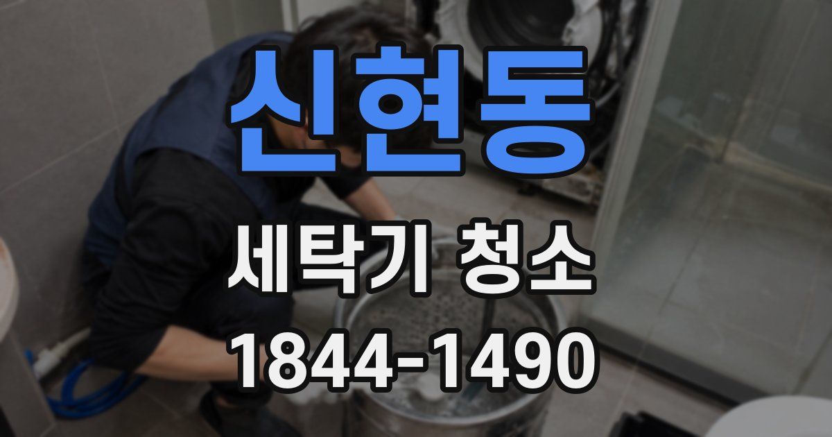 신현동 세탁기 청소