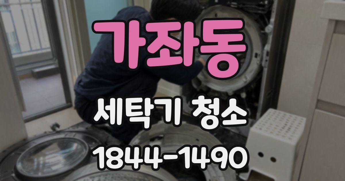 가좌동 세탁기 청소