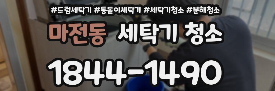 마전동 세탁기 청소