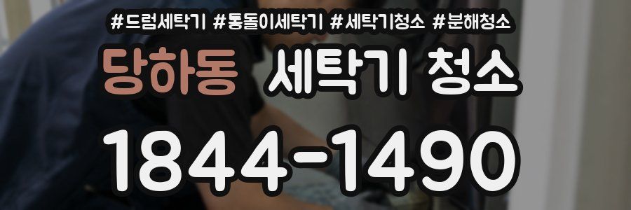 당하동 세탁기 청소