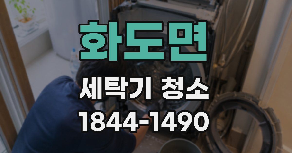 화도면 세탁기 청소