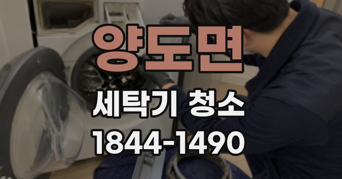 양도면 세탁기 청소