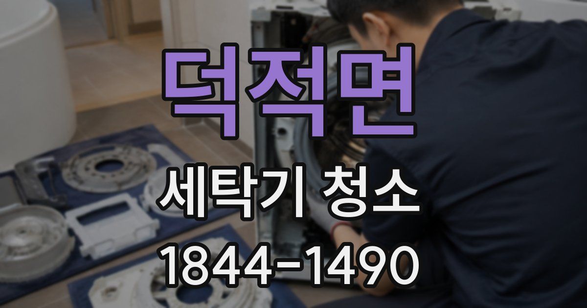 덕적면 세탁기 청소