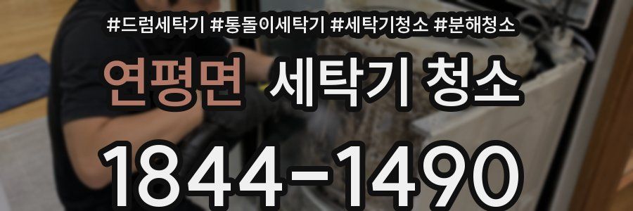 연평면 세탁기 청소