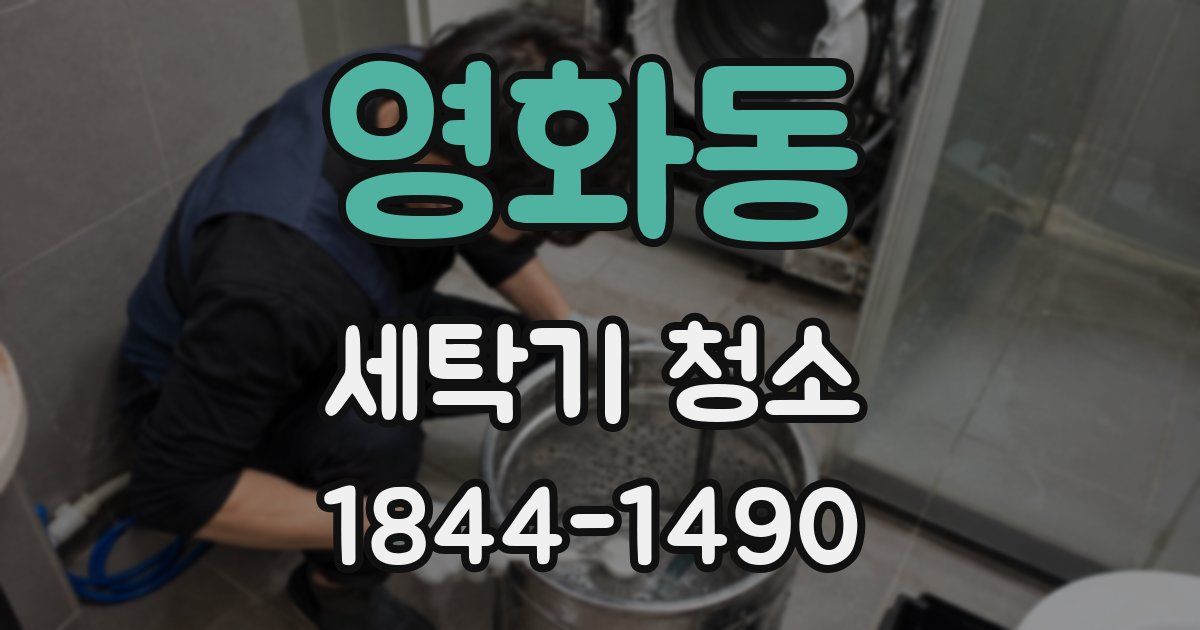 영화동 세탁기 청소