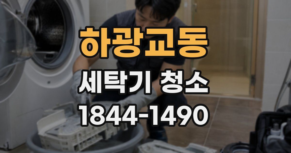 하광교동 세탁기 청소