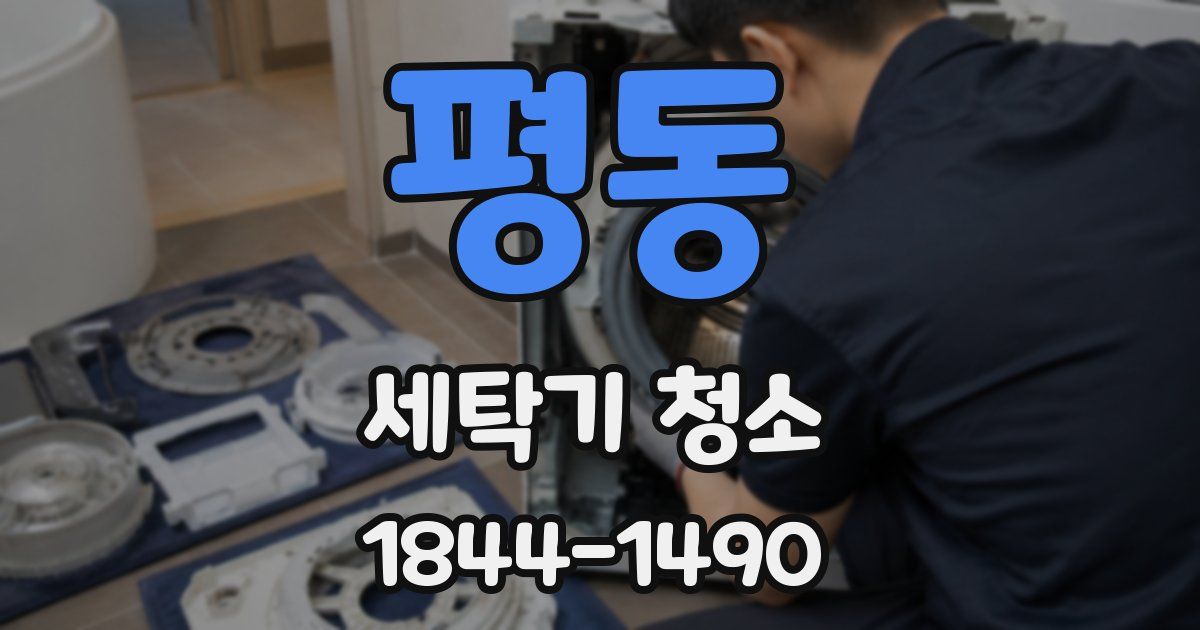 평동 세탁기 청소