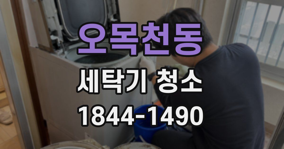 오목천동 세탁기 청소