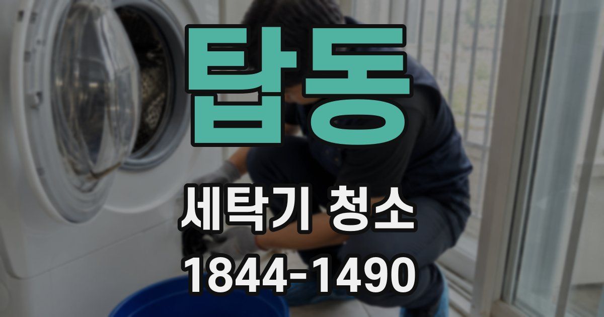 탑동 세탁기 청소