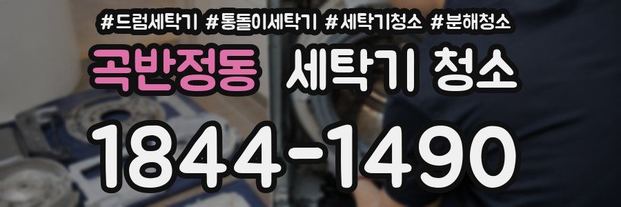 곡반정동 세탁기 청소