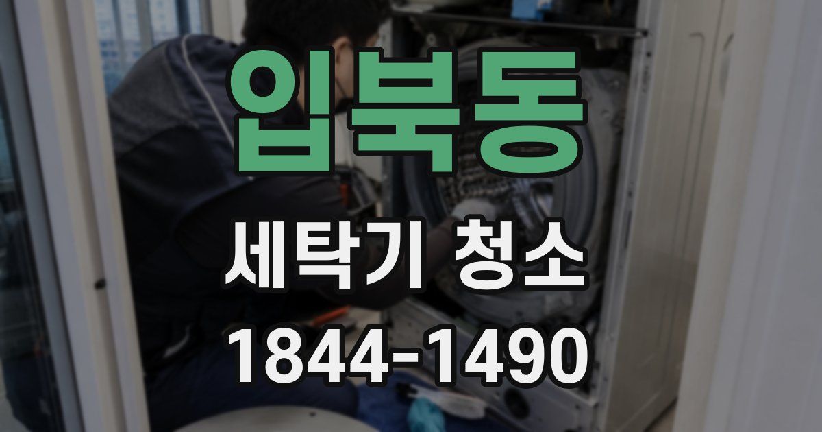 입북동 세탁기 청소