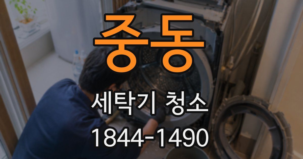 중동 세탁기 청소