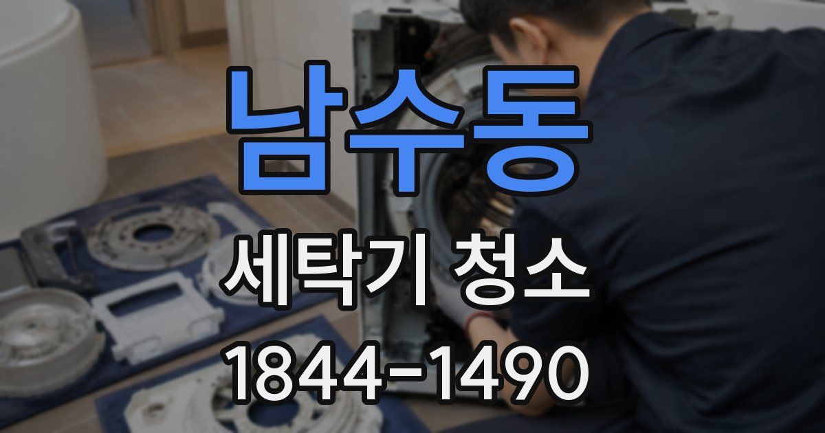 남수동 세탁기 청소