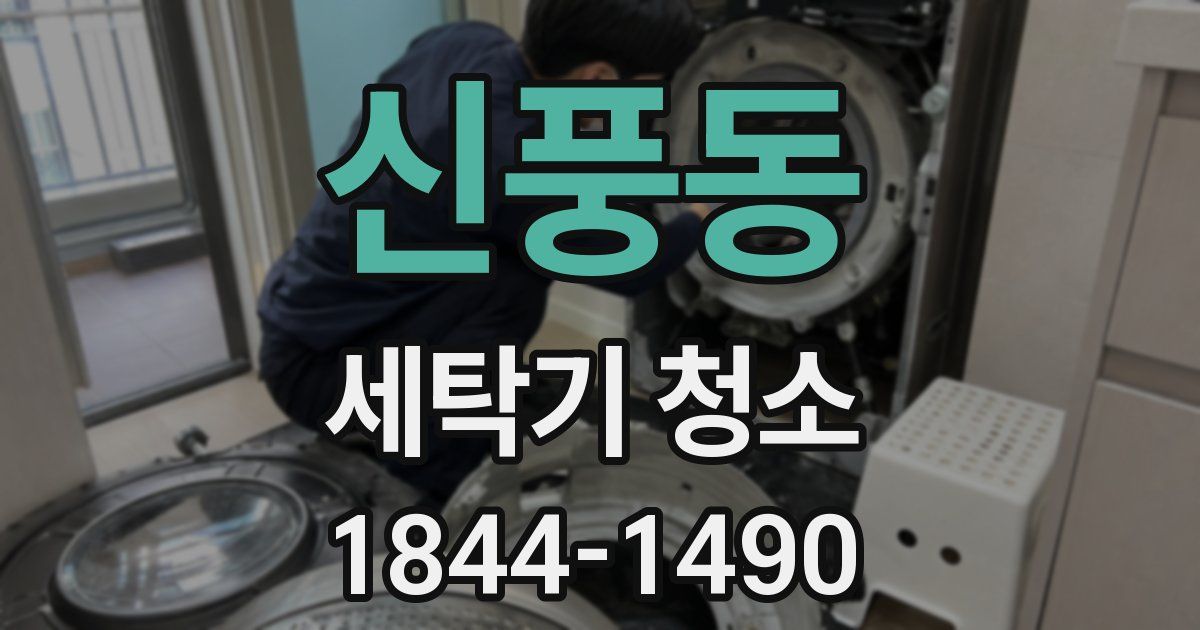신풍동 세탁기 청소