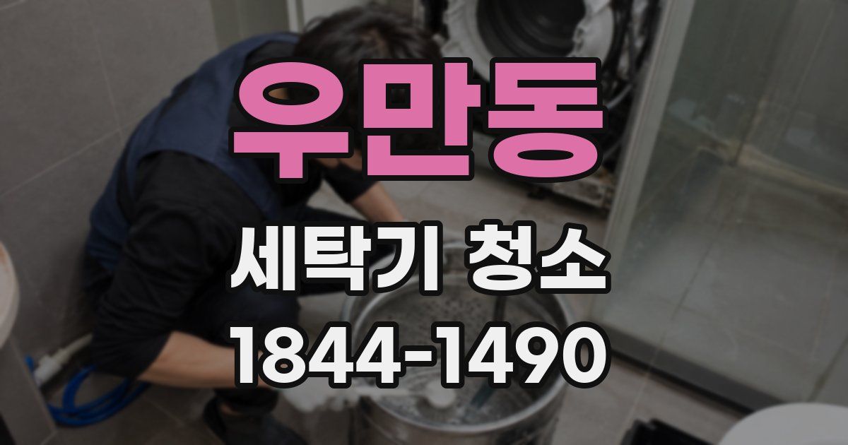 우만동 세탁기 청소