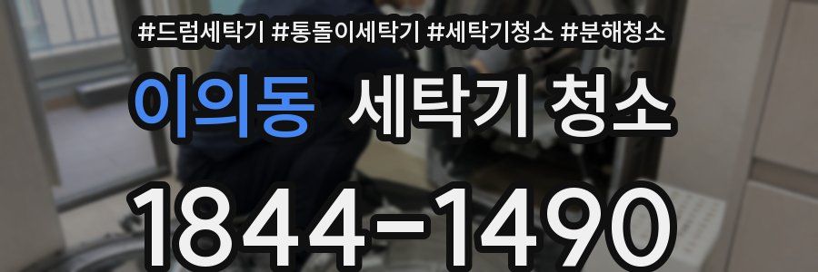 이의동 세탁기 청소