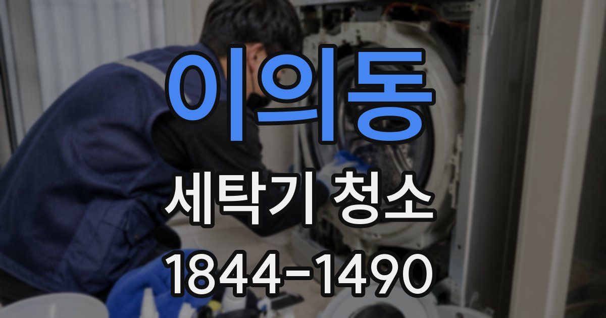 이의동 세탁기 청소