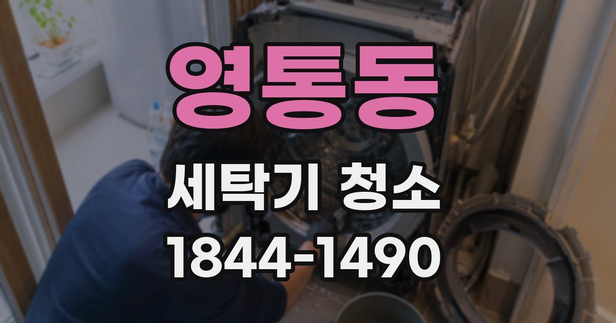 영통동 세탁기 청소
