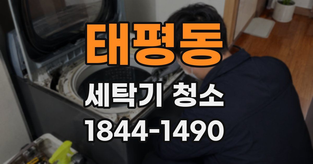 태평동 세탁기 청소