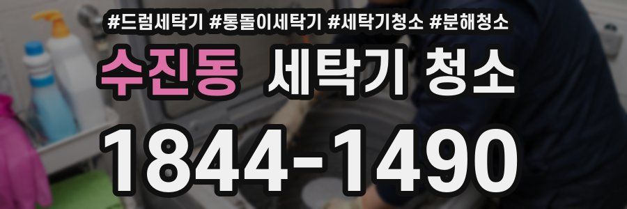 수진동 세탁기 청소