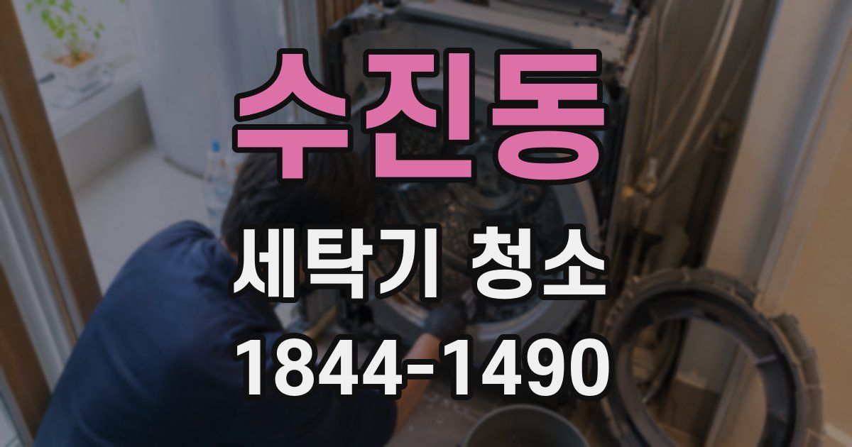 수진동 세탁기 청소