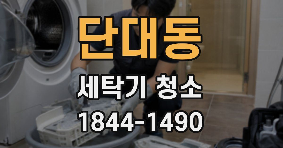 단대동 세탁기 청소