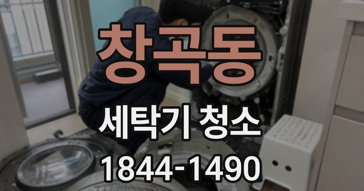 창곡동 세탁기 청소