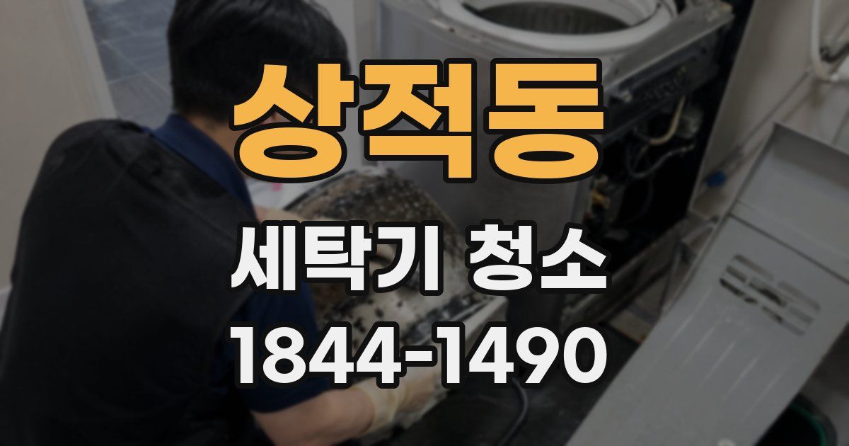 상적동 세탁기 청소